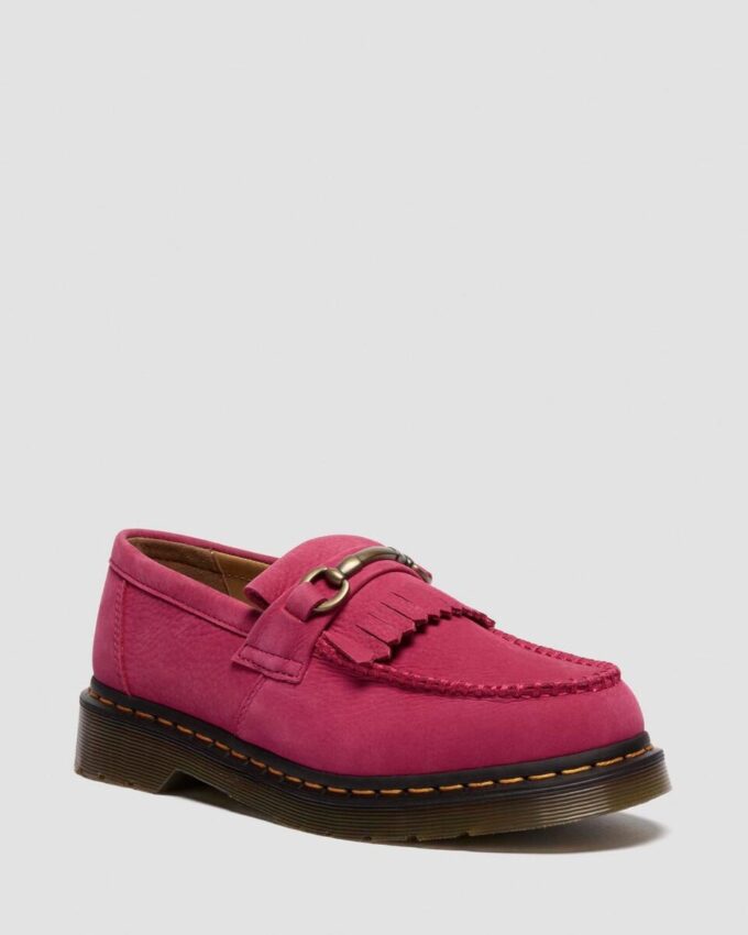 Adrian Snaffle Loafer aus gemilltem Nubukleder