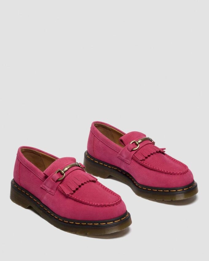 Adrian Snaffle Loafer aus gemilltem Nubukleder