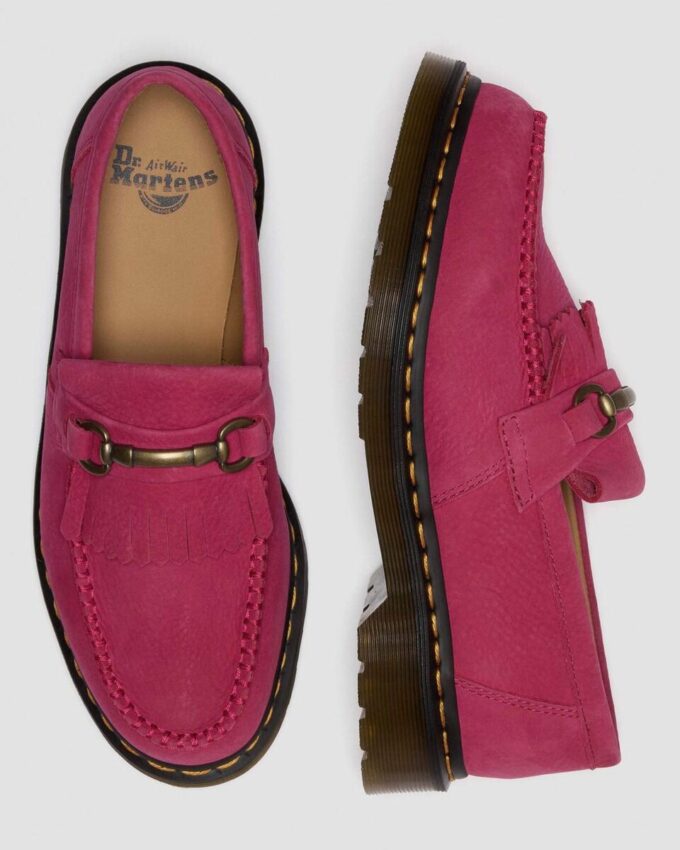 Adrian Snaffle Loafer aus gemilltem Nubukleder