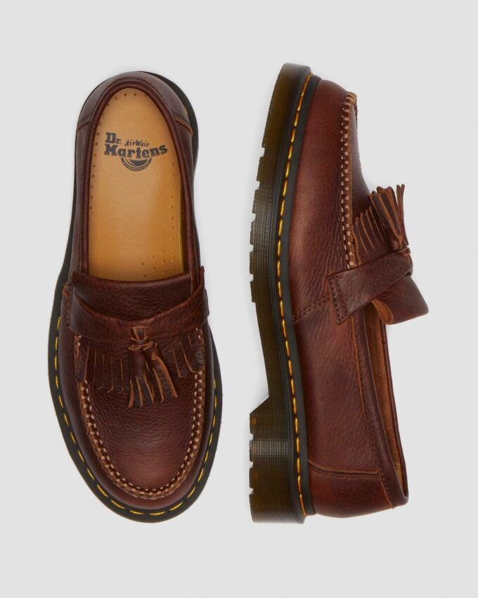 Adrian Yellow Stitch Ambassador Leather Loafer