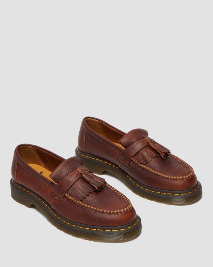 Adrian Yellow Stitch Ambassador Leather Loafer