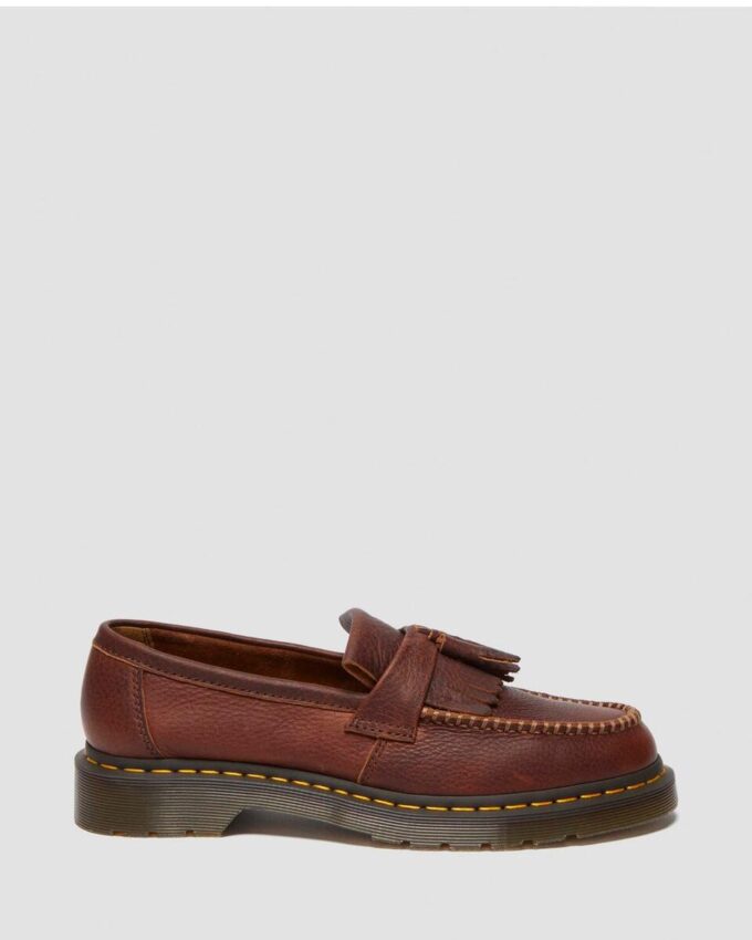 Adrian Yellow Stitch Ambassador Leather Loafer