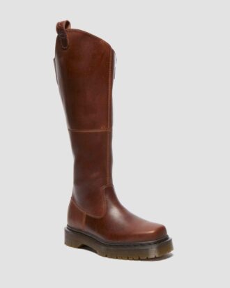 Amaayah Kniehohe Lederstiefel