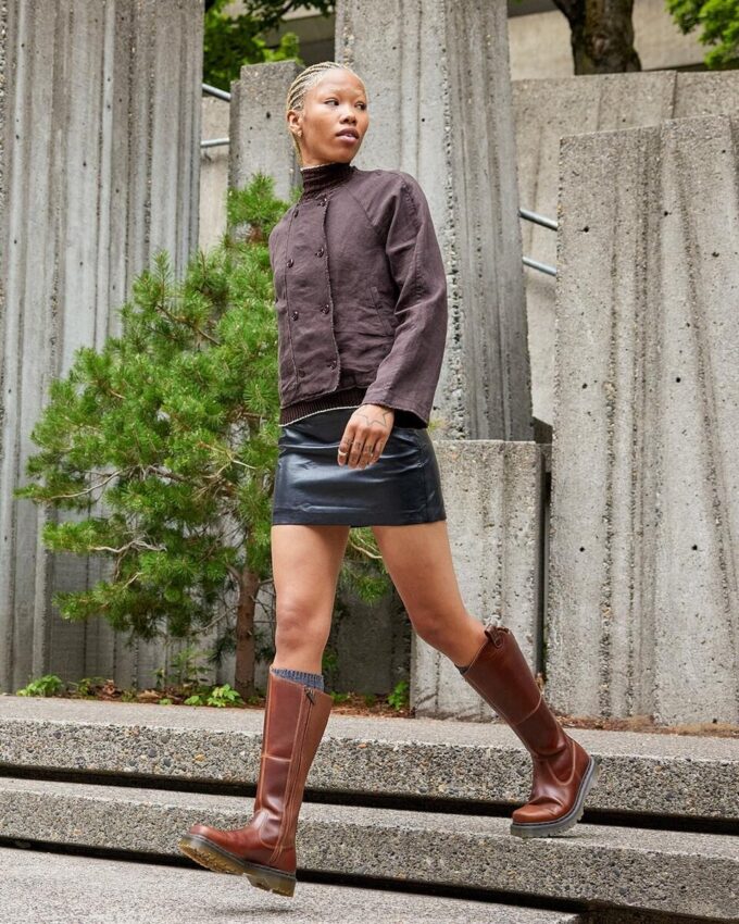 Amaayah Kniehohe Lederstiefel Amaayah Kniehohe Lederstiefel