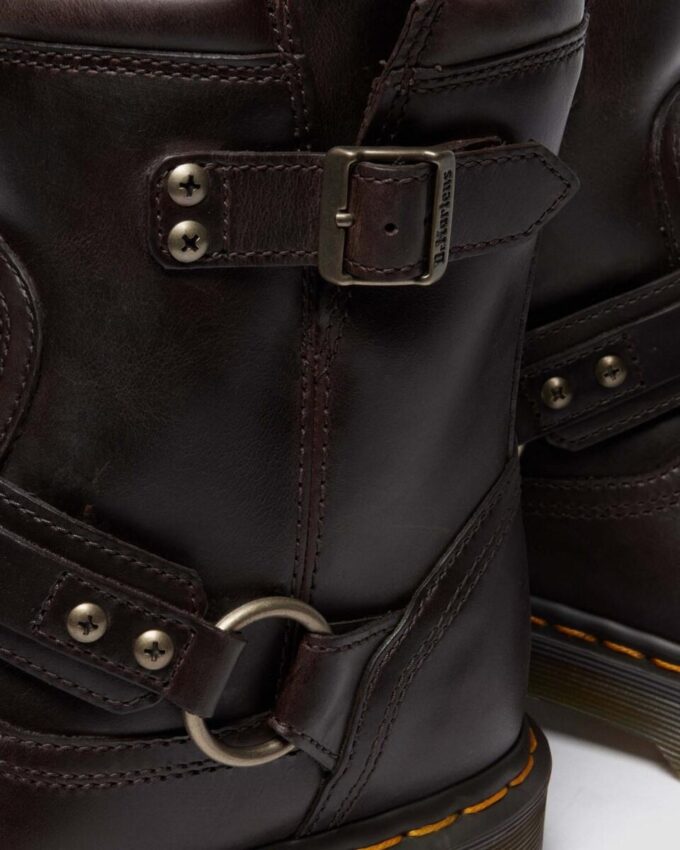 Anistone Harness Crazy Horse Biker Boots Anistone Harness Crazy Horse Biker Boots