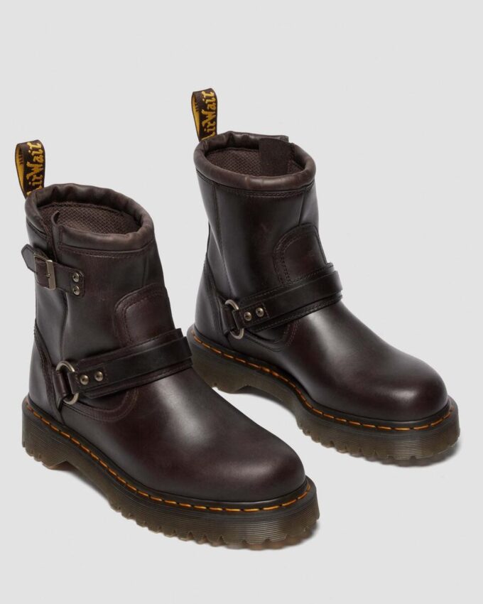 Anistone Harness Crazy Horse Biker Boots Anistone Harness Crazy Horse Biker Boots