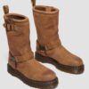 Anistone Hi Bikerstiefel aus getrommeltem Nubukleder Anistone Hi Bikerstiefel aus getrommeltem Nubukleder