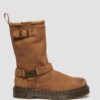 Anistone Hi Bikerstiefel aus getrommeltem Nubukleder Anistone Hi Bikerstiefel aus getrommeltem Nubukleder