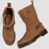 Anistone Hi Bikerstiefel aus getrommeltem Nubukleder Anistone Hi Bikerstiefel aus getrommeltem Nubukleder