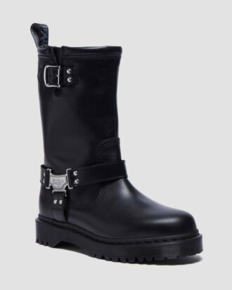 ANISTONE HI Leder-Bikerstiefel