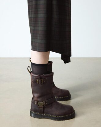 Anistone Hi Leder-Bikerstiefel
