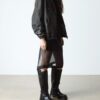 Anistone Knee High Orleans Leder-Bikerstiefel Anistone Knee High Orleans Leder-Bikerstiefel