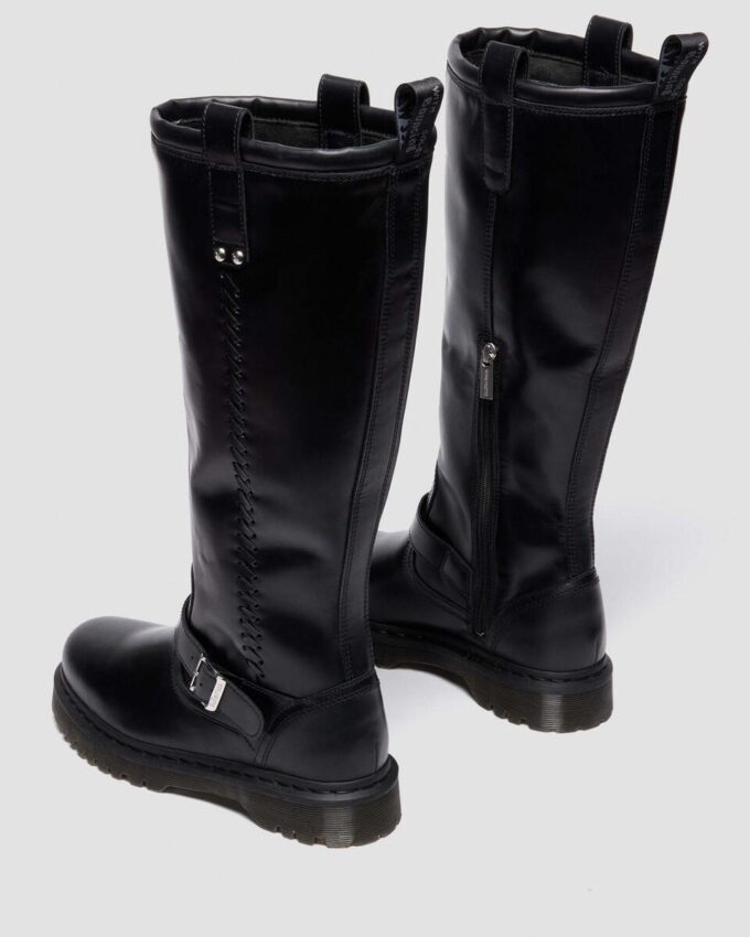 Anistone Knee High Orleans Leder-Bikerstiefel Anistone Knee High Orleans Leder-Bikerstiefel