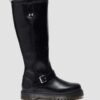 Anistone Knee High Orleans Leder-Bikerstiefel Anistone Knee High Orleans Leder-Bikerstiefel