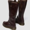 Anistone kniehohe Bikerstiefel aus Crazy Horse-Leder Anistone kniehohe Bikerstiefel aus Crazy Horse-Leder