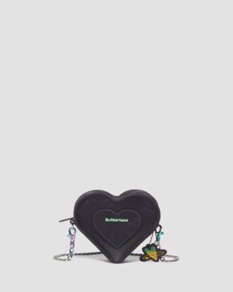 BT21 Mini-Lederhandtasche in Herzform
