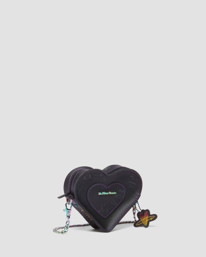 BT21 Mini-Lederhandtasche in Herzform BT21 Mini-Lederhandtasche in Herzform