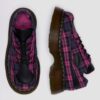 BUZZ 5-EYE Tartan & Leder Schnürschuhe