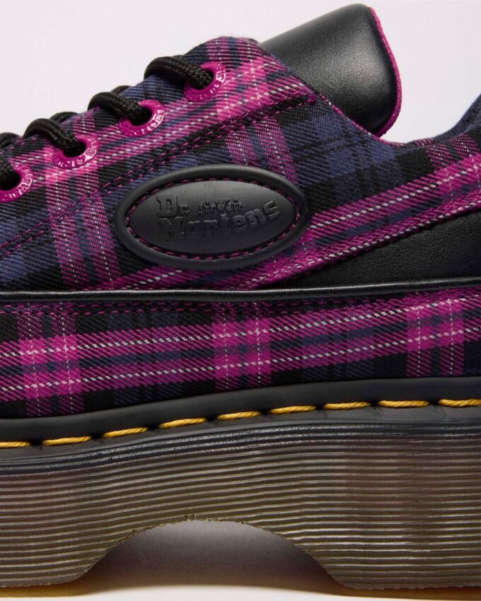 BUZZ 5-EYE Tartan & Leder Schnürschuhe