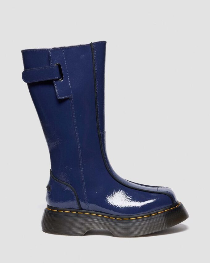 BUZZ HI Hohe Stiefel aus Distressed-Patent Leather BUZZ HI Hohe Stiefel aus Distressed-Patent Leather