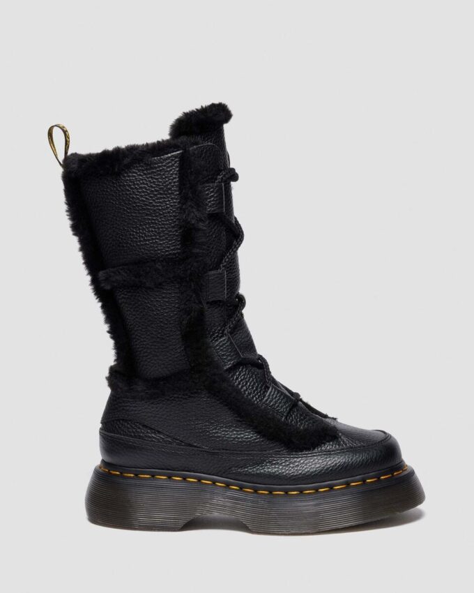Buzz Schnürstiefel aus gemilltem Nappa Leather mit Kunstfellfutter Buzz Schnürstiefel aus gemilltem Nappa Leather mit Kunstfellfutter