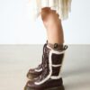 Buzz Schnürstiefel aus Grizzly-Leder mit Kunstfellfutter Buzz Schnürstiefel aus Grizzly-Leder mit Kunstfellfutter