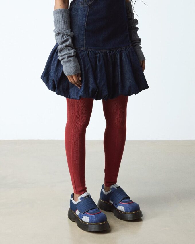 Buzz Strap Schuhe aus gemischten Materialien