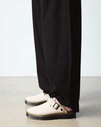 CARLSON Wildleder-Slingback-Pantoletten