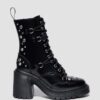 CHESNEY Stiefel mit Nieten und Flare-Absatz aus Buttero-Leder CHESNEY Stiefel mit Nieten und Flare-Absatz aus Buttero-Leder