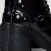 CHESNEY Stiefel mit Nieten und Flare-Absatz aus Buttero-Leder CHESNEY Stiefel mit Nieten und Flare-Absatz aus Buttero-Leder