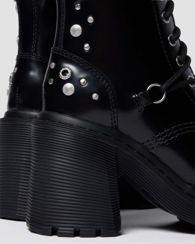 CHESNEY Stiefel mit Nieten und Flare-Absatz aus Buttero-Leder CHESNEY Stiefel mit Nieten und Flare-Absatz aus Buttero-Leder