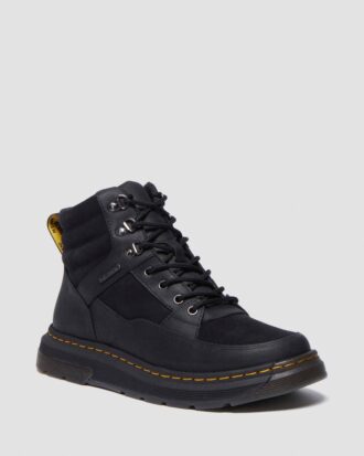 Crewson Leder-Chukka-Stiefel mit Polsterung