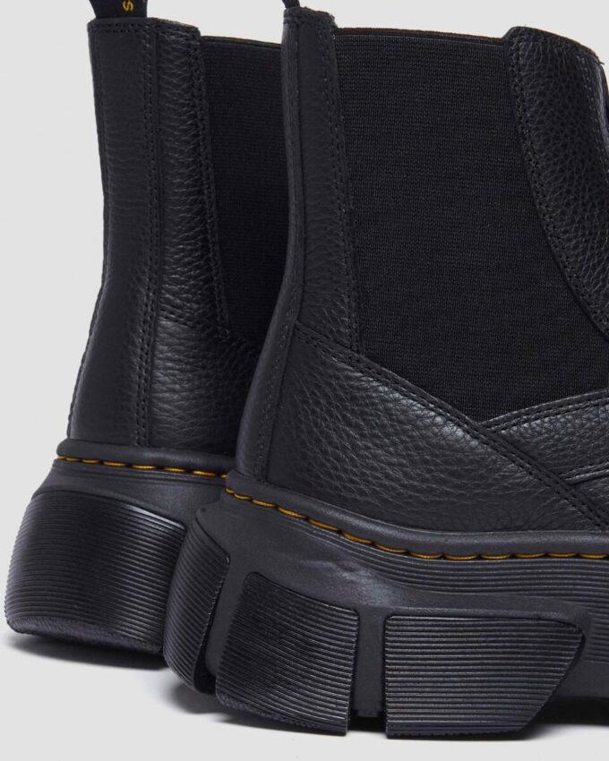 DMXL Zip Leder-Chelsea-Stiefel
