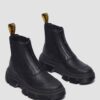 DMXL Zip Leder-Chelsea-Stiefel