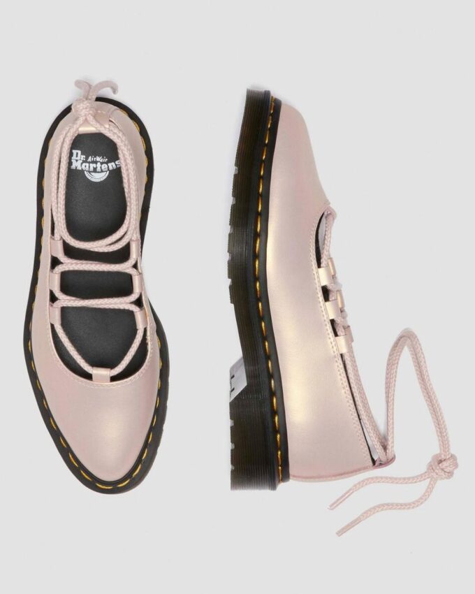 Elphie II Ballerinas aus schillerndem Leder