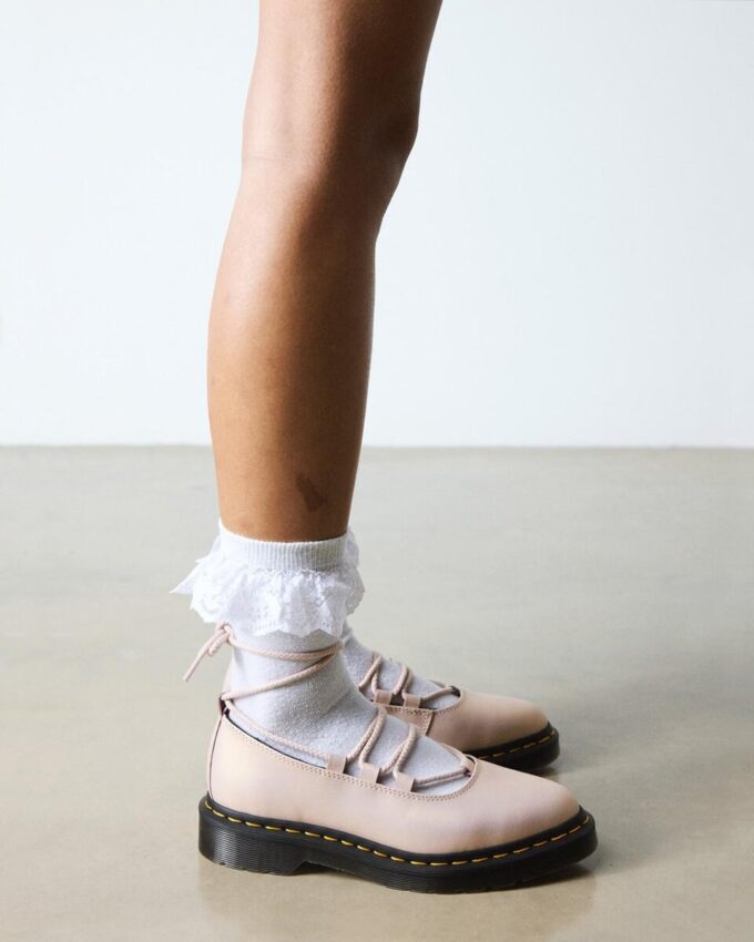 Elphie II Ballerinas aus schillerndem Leder