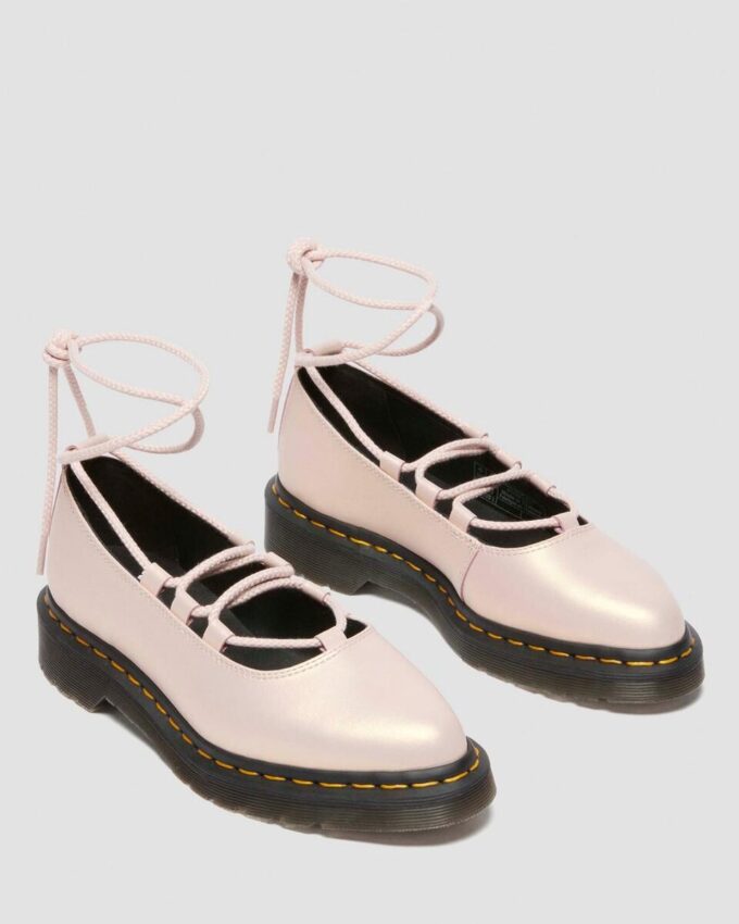 Elphie II Ballerinas aus schillerndem Leder