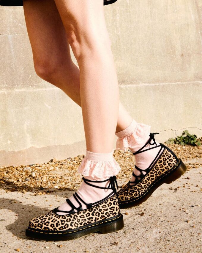 Elphie II Leopard Ballerinas