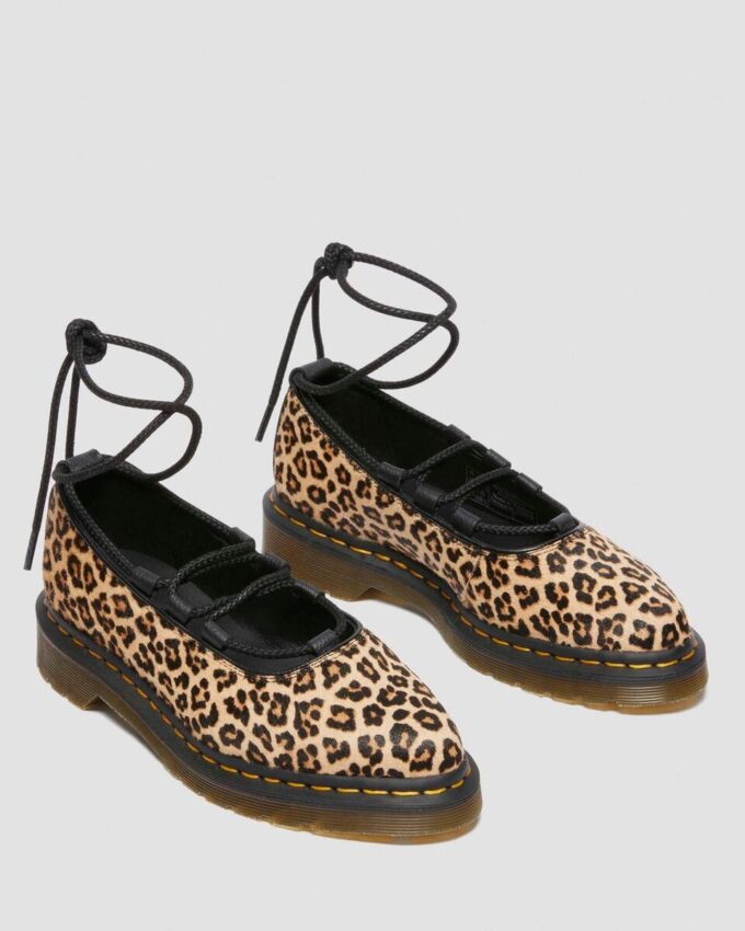 Elphie II Leopard Ballerinas