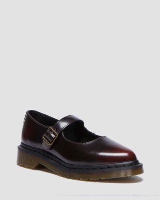 Elphie Leder-Mary-Jane-Schuhe