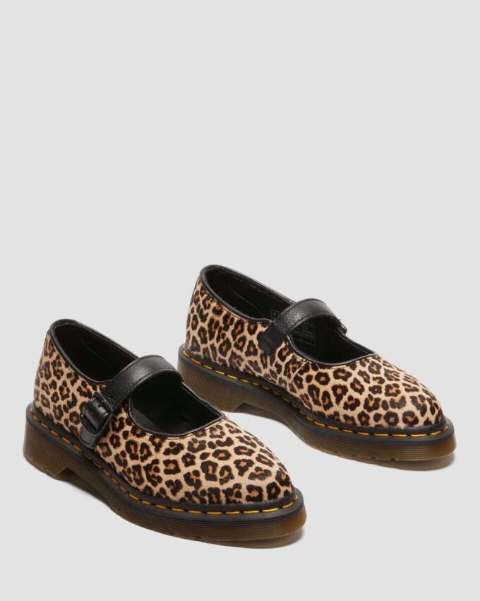 Elphie Leopard Mary Jane Schuhe