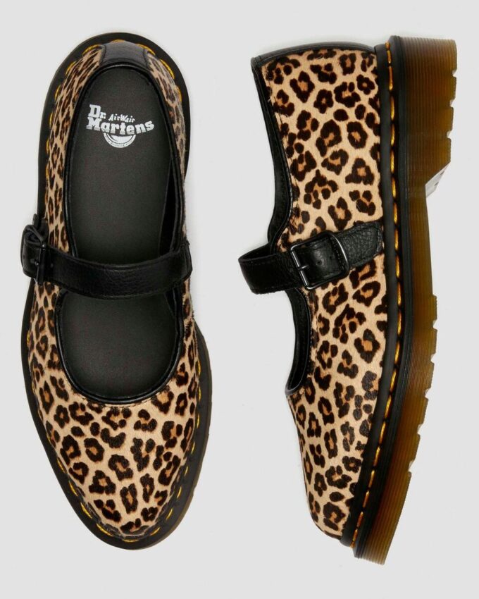 Elphie Leopard Mary Jane Schuhe