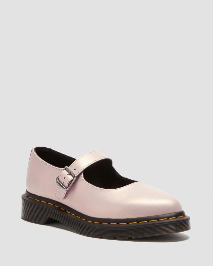 Elphie Mary Jane-Schuhe aus schillerndem Leder