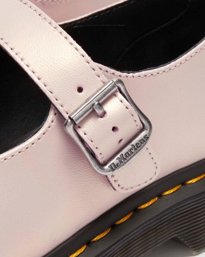 Elphie Mary Jane-Schuhe aus schillerndem Leder