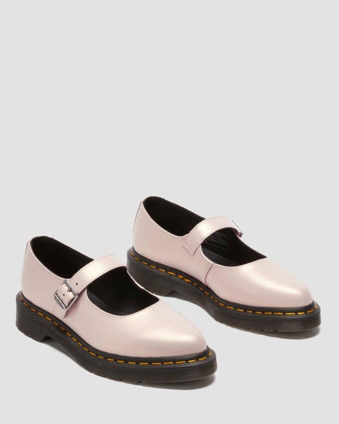 Elphie Mary Jane-Schuhe aus schillerndem Leder