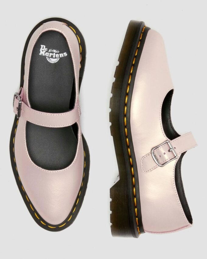Elphie Mary Jane-Schuhe aus schillerndem Leder