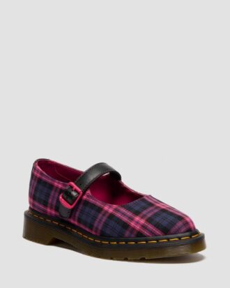 ELPHIE MJ Tartan Mary Jane Schuhe