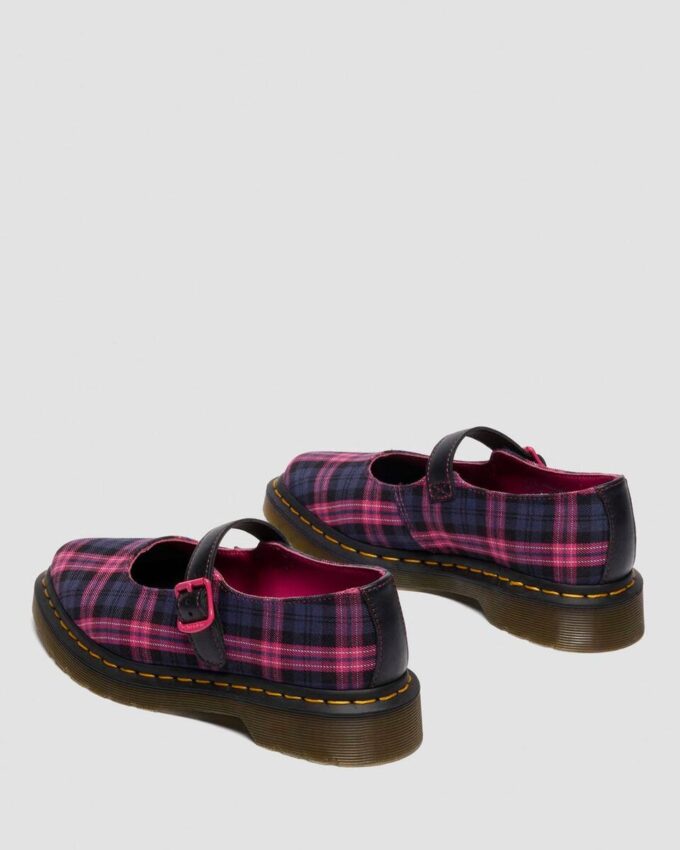 ELPHIE MJ Tartan Mary Jane Schuhe