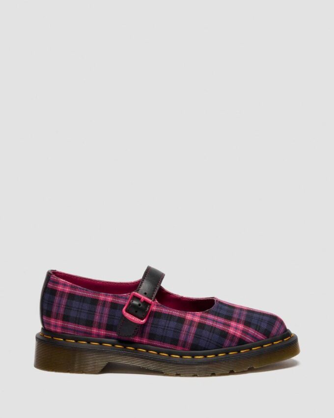 ELPHIE MJ Tartan Mary Jane Schuhe
