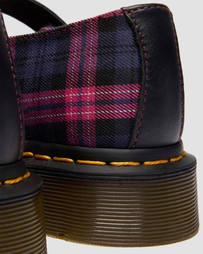 ELPHIE MJ Tartan Mary Jane Schuhe